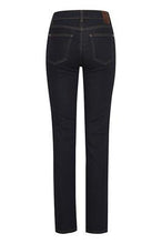 Indlæs billede til gallerivisning PULZ JEANS EMMA MEDIUM STRAIGHT LEG UN-WASHED 30 LÆNGDE
