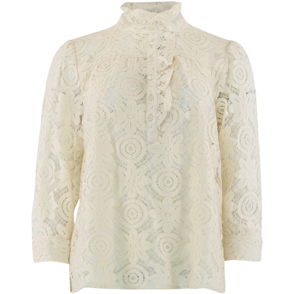 CONTINUE BLOUSE ARIANNA LACE L/S OFF WHITE 14610