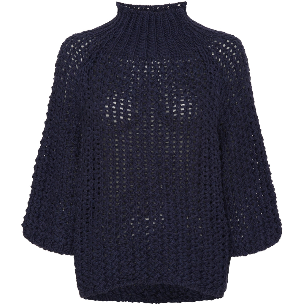 MARTA STRIK BLOUSE BLUE 201132 NAVY