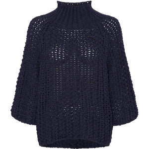 MARTA STRIK BLOUSE BLUE 201132 NAVY