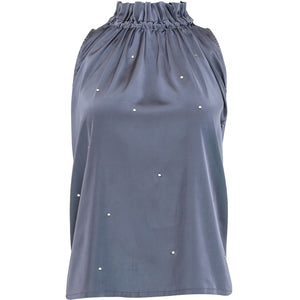 CONTINUE LIVA STUDS TOP GREYp