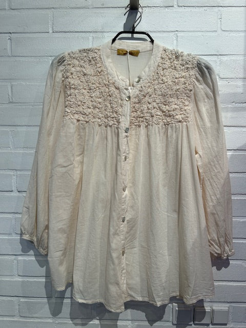 BOHO LOVE BLOUSE BEIGE