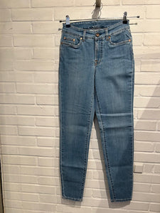 JQ JEANS 1399 LYS BLÅ MED SLITTAGE