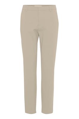 PULZ BINDY ANKL PANT SKINNY LEG. WHITE PEPPER