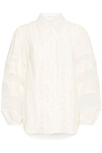 SORBET BLOUSE BISOU ANTIQUE WHITE  RÅHVID 22100826