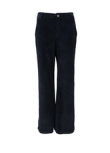 Indlæs billede til gallerivisning BLACK COLOUR PANT CORDUROY BLACK 40676
