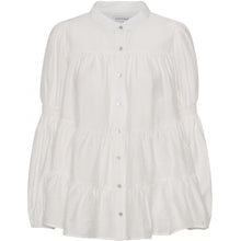 Indlæs billede til gallerivisning CONTINUE SANNE SOLID BLOUSE WHITE
