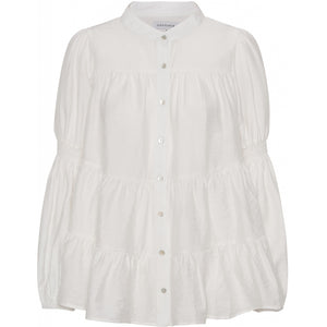 CONTINUE SANNE SOLID BLOUSE WHITE