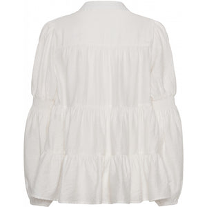 CONTINUE SANNE SOLID BLOUSE WHITE