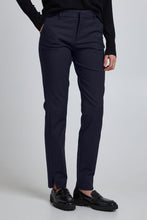 Indlæs billede til gallerivisning PULZ PANT BINDY LONG SKINNY LEG DARK BLUE
