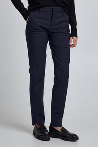 PULZ PANT BINDY LONG SKINNY LEG DARK BLUE