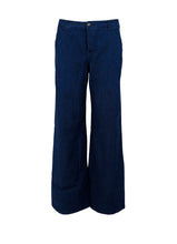 Indlæs billede til gallerivisning BLACK COLOUR BOX PANTS NAVY DEMIN 40310
